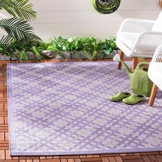 Kavka Ellis Green/Purple Indoor/Outdoor Area Rug 