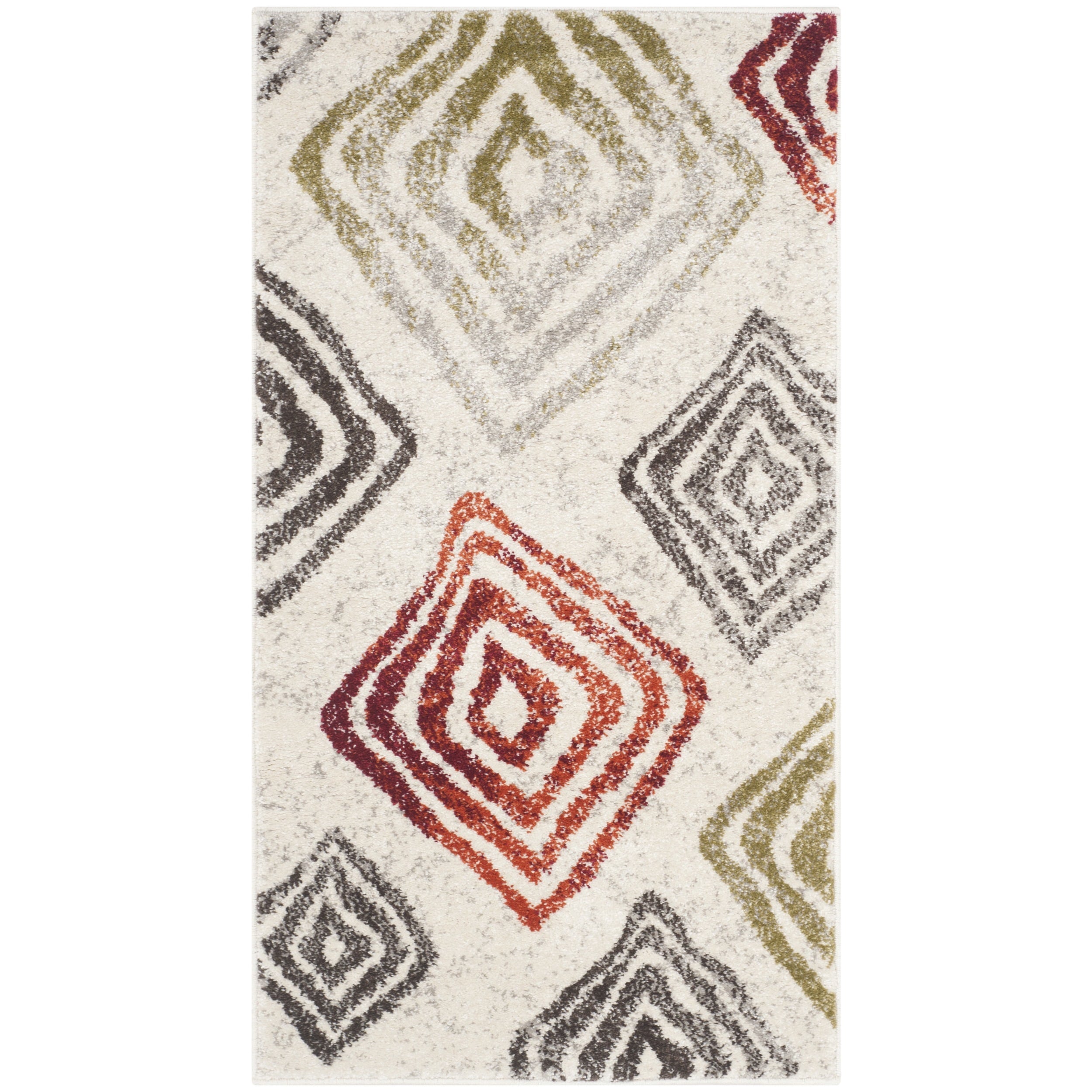 Safavieh Porcello Ivory/ Green Rug (2 X 37)