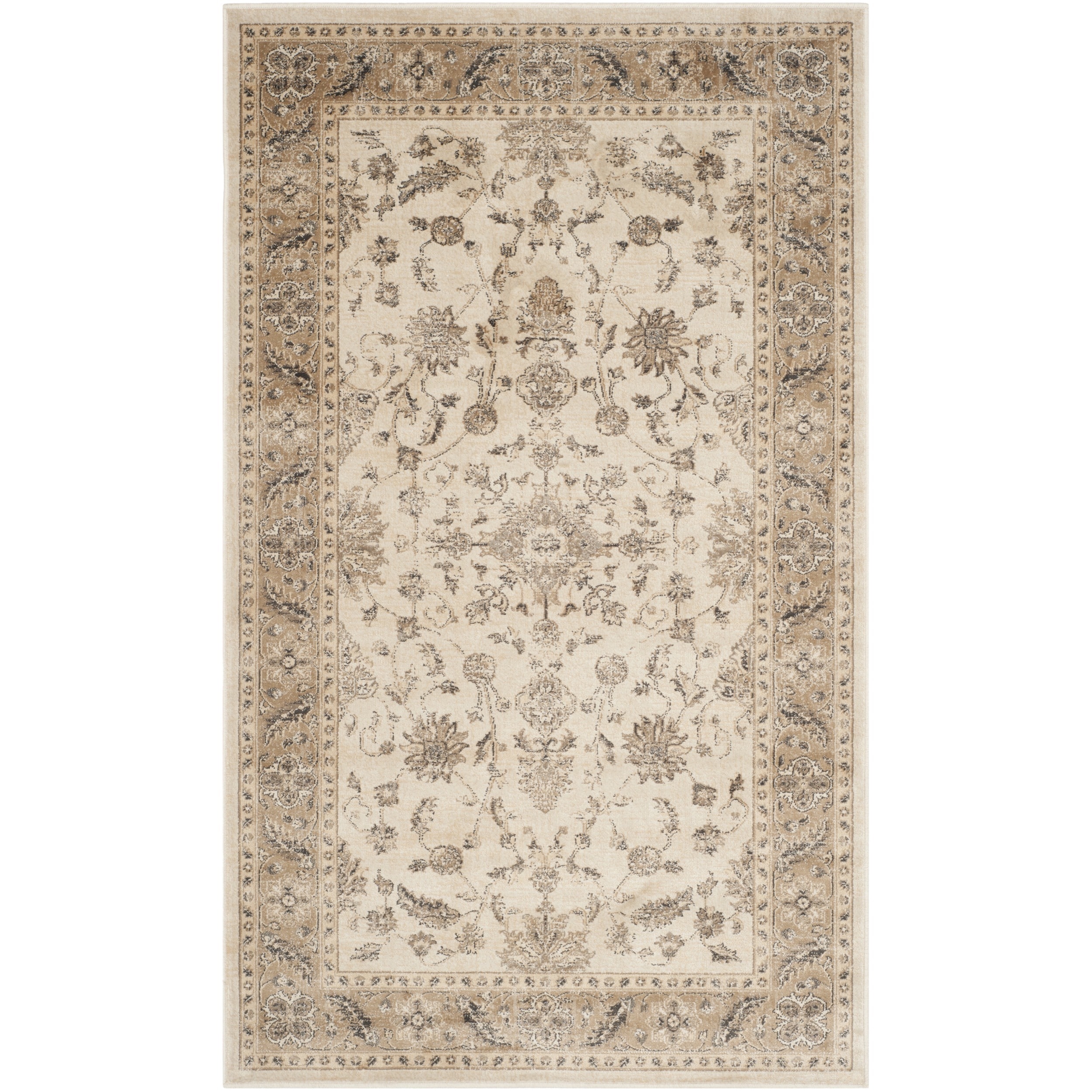 Safavieh Vintage Stone/ Caramel Viscose Rug (33 X 57)