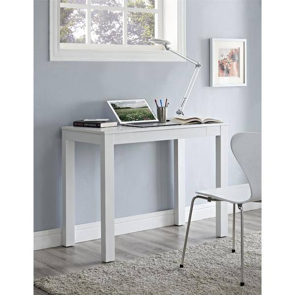 Shop Avenue Greene White Grey Chevron Jack Desk With Drawer