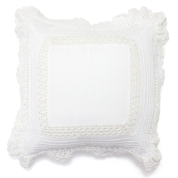 Bella Crochet Cotton Pillow
