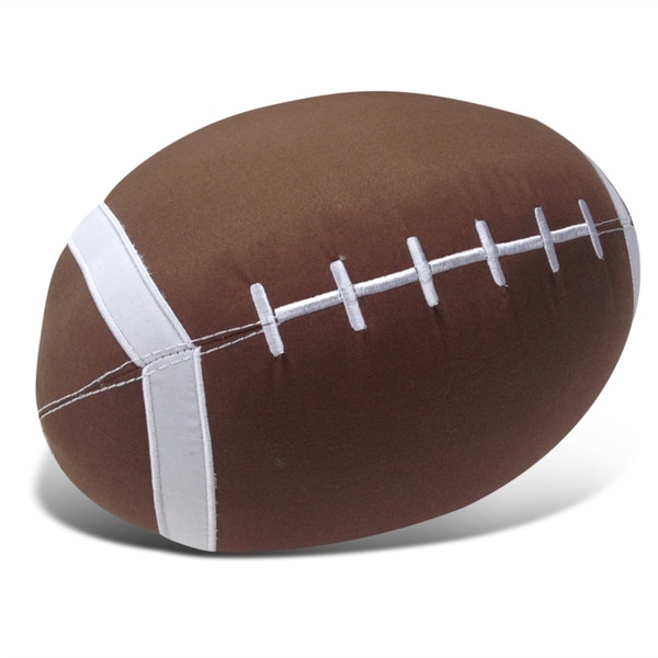 Shop Football Applique Embroidered Decorative Throw Pillow ...