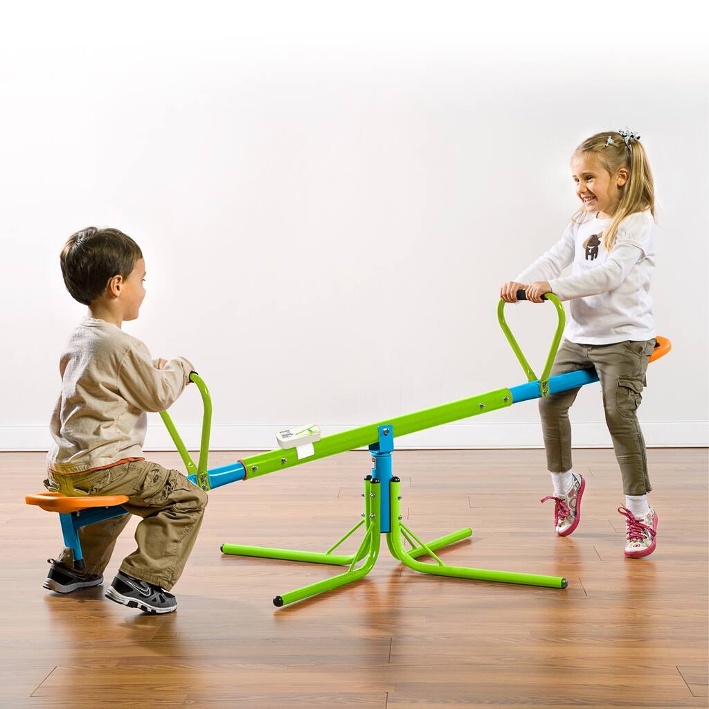 Pure Fun 360-Degree Swivel Seesaw with Phonetic Counter