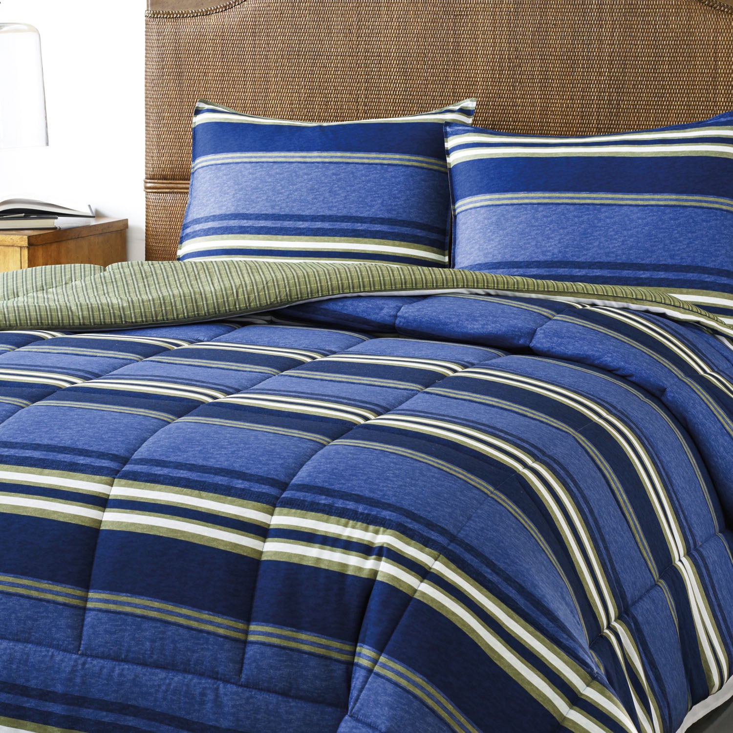 Eddie Bauer Friday Harbour Reversible 3 piece Comforter Set