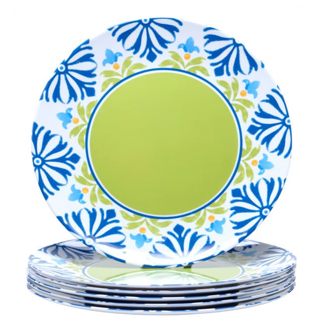 Certified International Mediteranean 11 inch Melamine Dinner Plate (set Of 6)