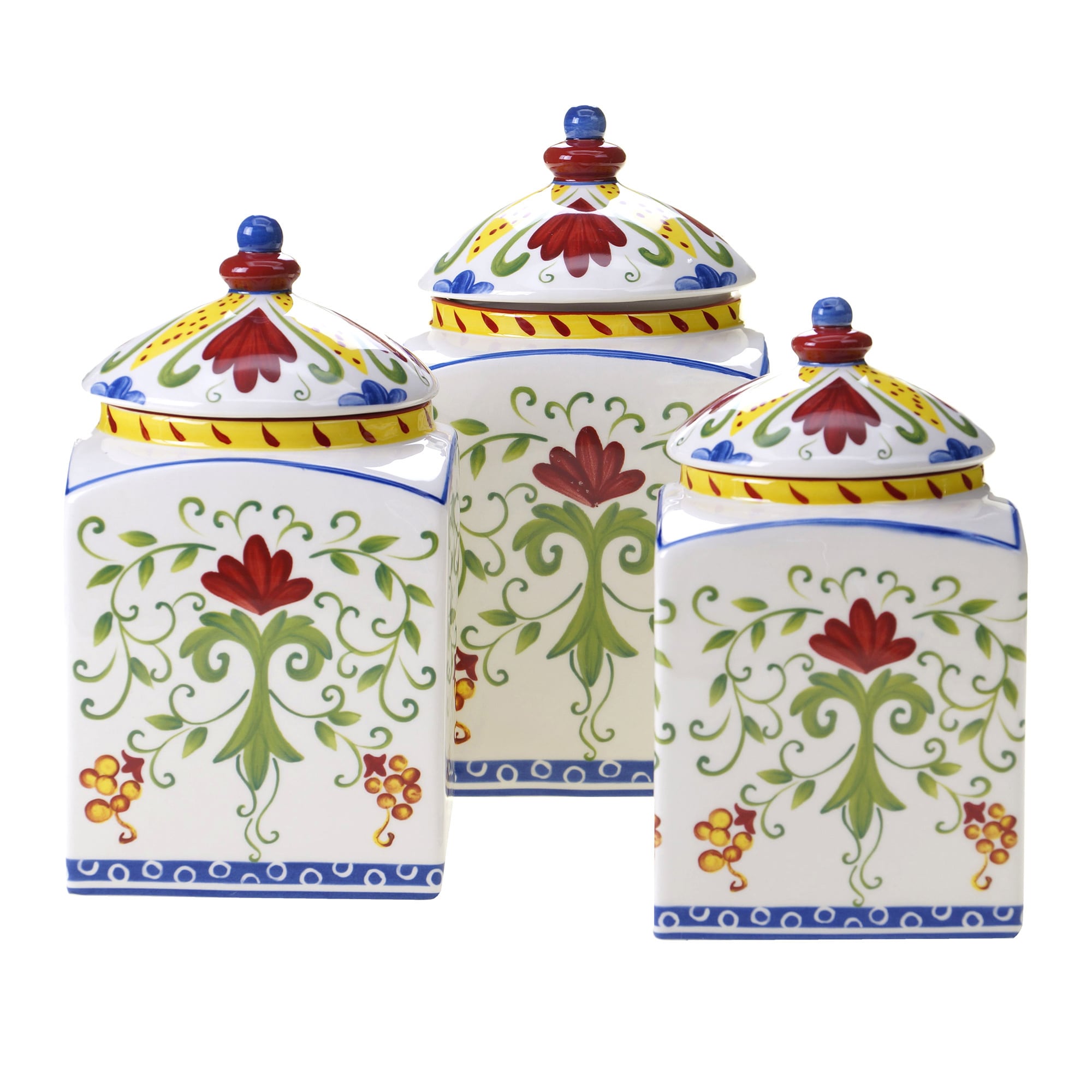 Amalfi 3-piece Ceramic Canister Set Bed Bath Beyond 9068037
