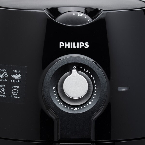 Philips HD9220/26 Black AirFryer with Rapid Air Technology - Bed