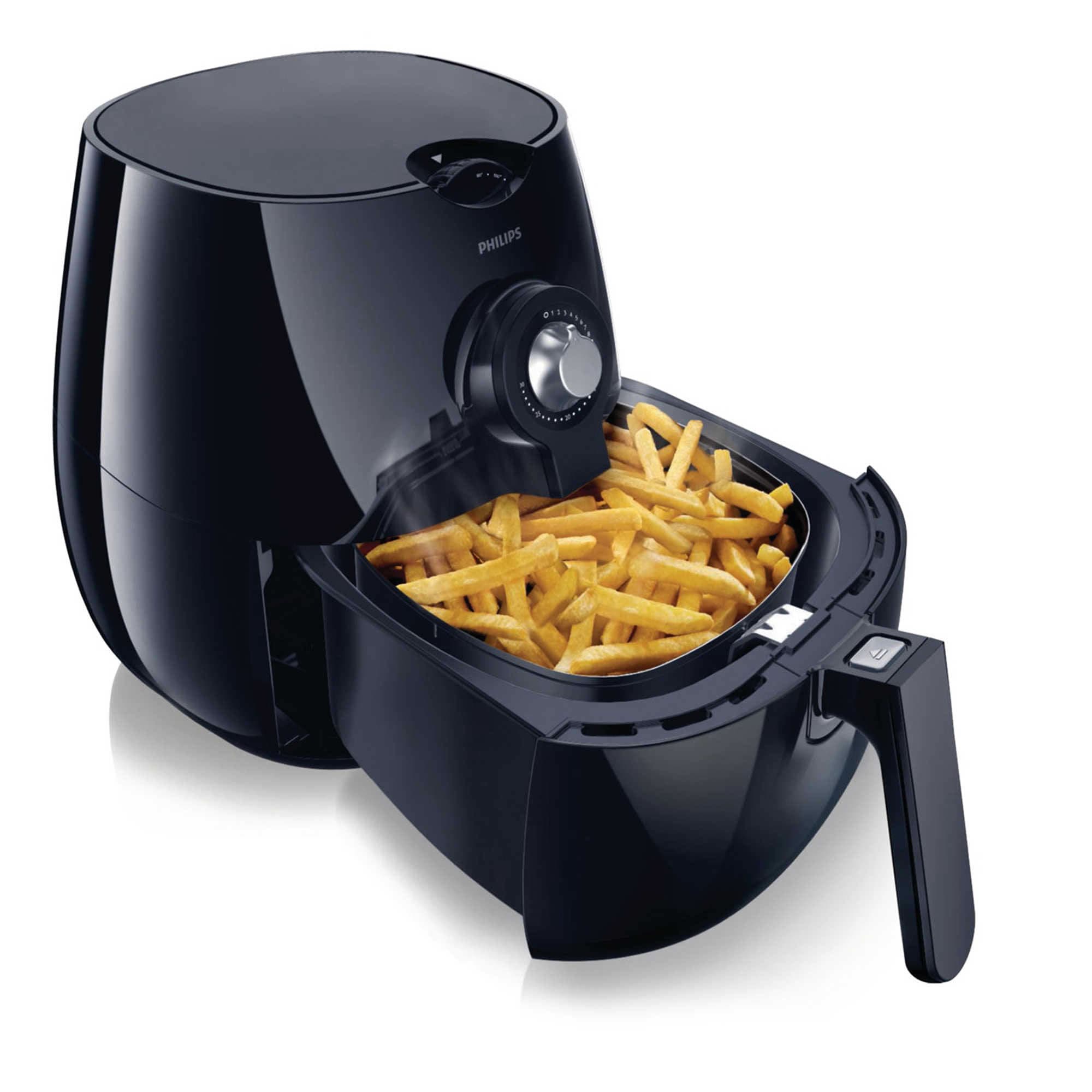 Philips HD9220/26 Black AirFryer with Rapid Air Technology - Bed
