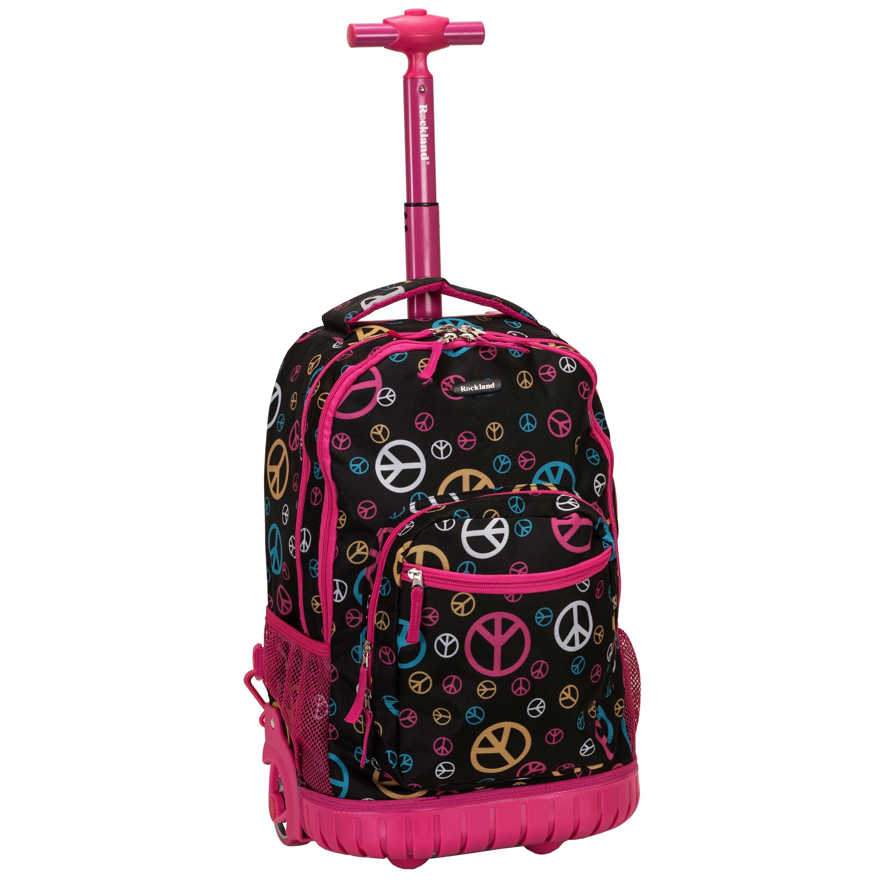 Rockland Peace 18 inch Rolling Laptop Backpack