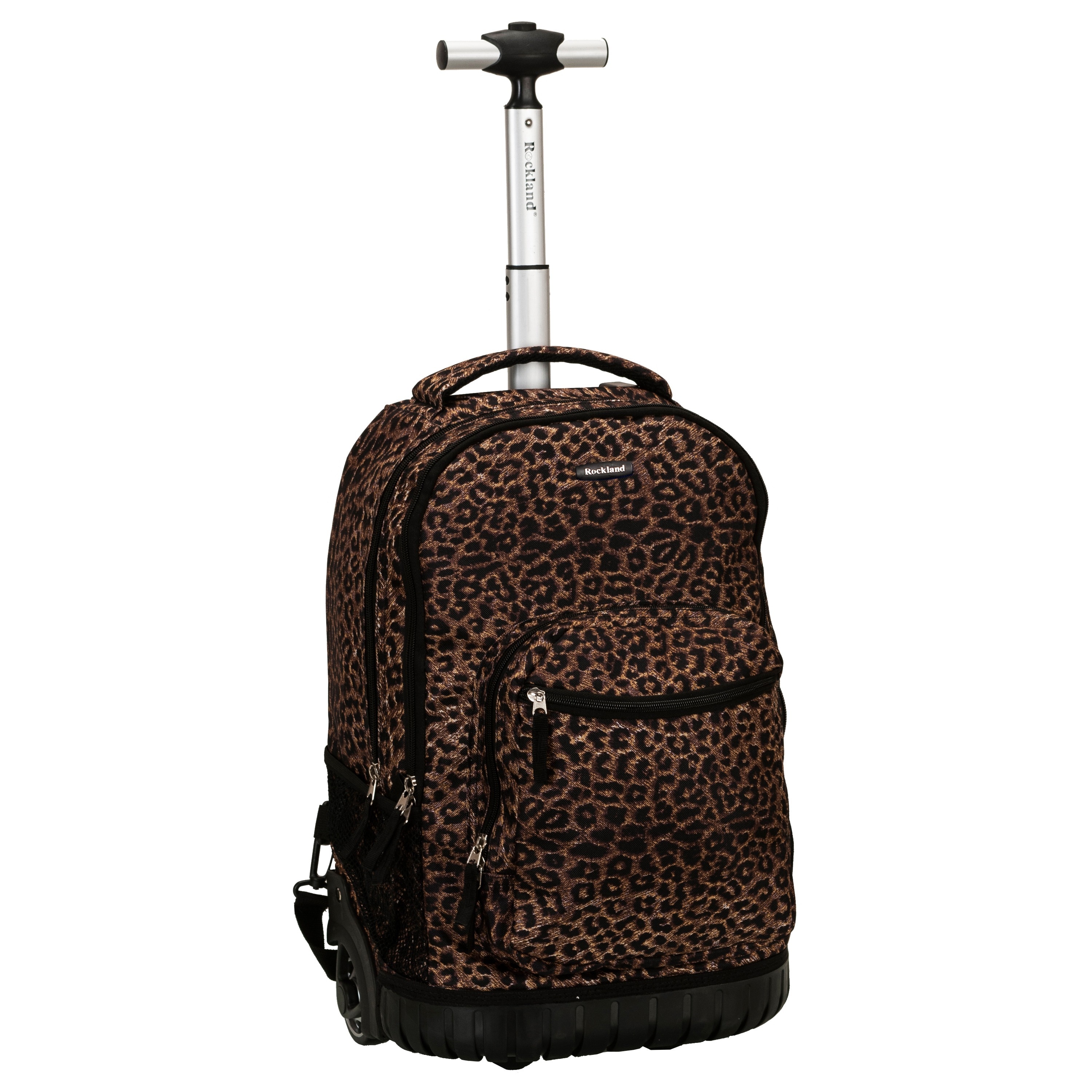 Rockland Leopard 18 inch Rolling Laptop Backpack