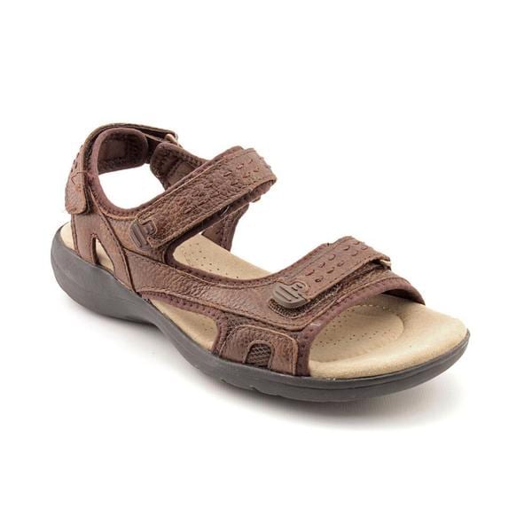 Clarks Women's 'Morse Tour' Leather Sandals Narrow (Size 9.5 ) Free