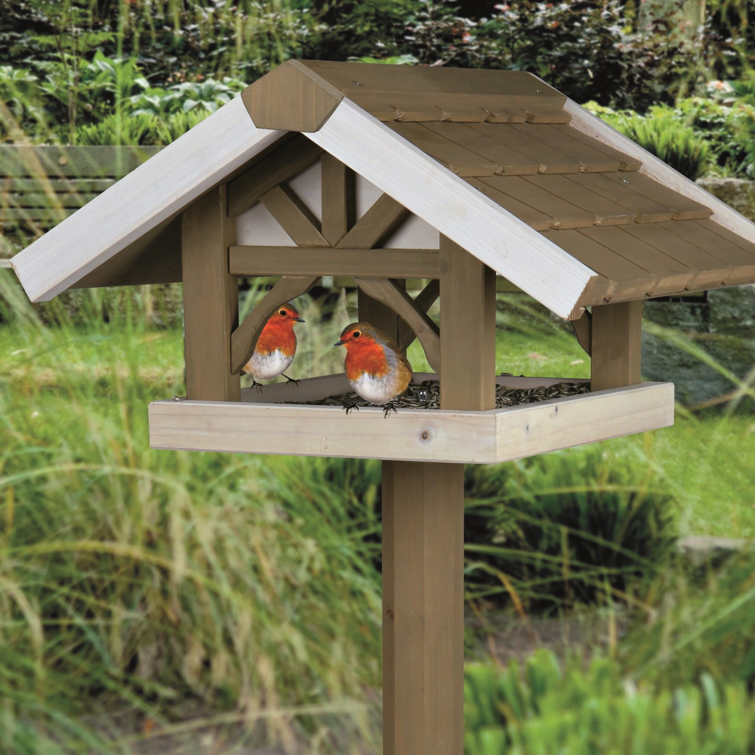 Shop Trixie Nantucket Wooden Bird Feeder With Tripod Stand Free