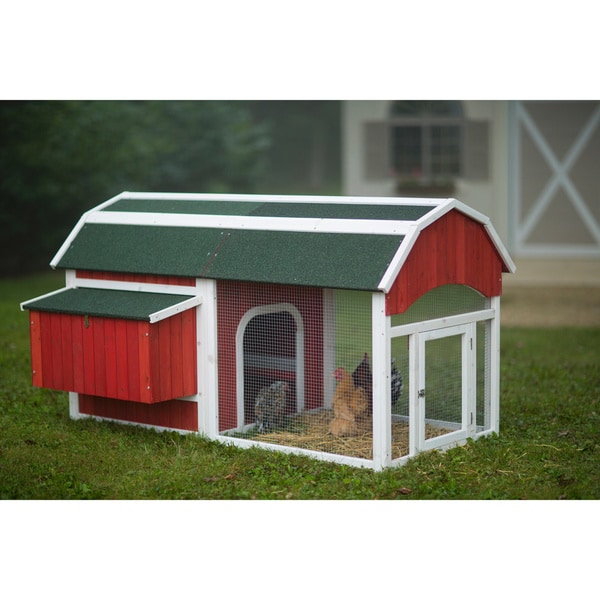 Shop Prevue Pet Products Red Barn Chicken Coop 465 Free Shipping