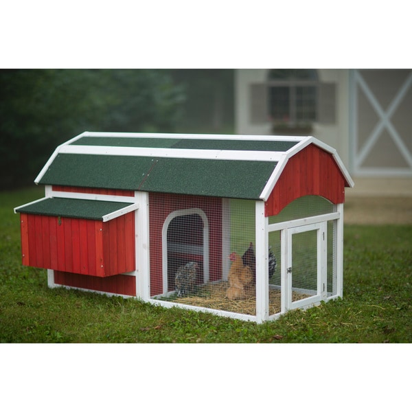 Shop Prevue Pet Products Red Barn Chicken Coop 465 Ships To Canada