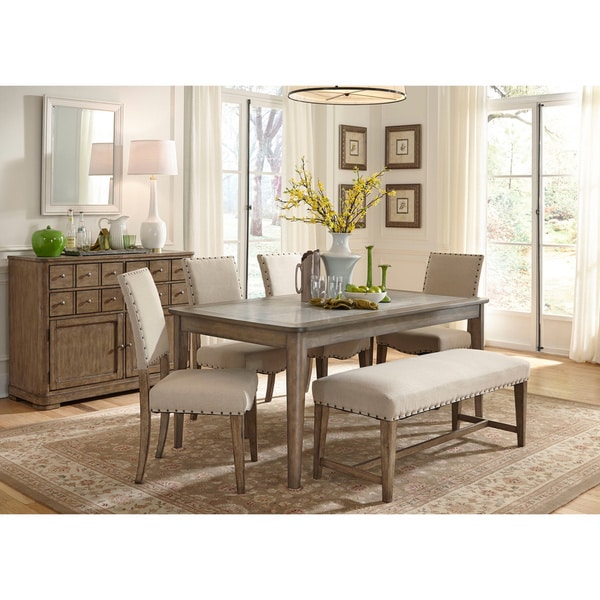 Liberty Weatherford Grey Rectangular Dining Table  