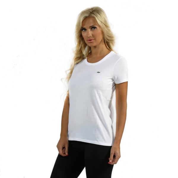 lacoste white t shirt women's