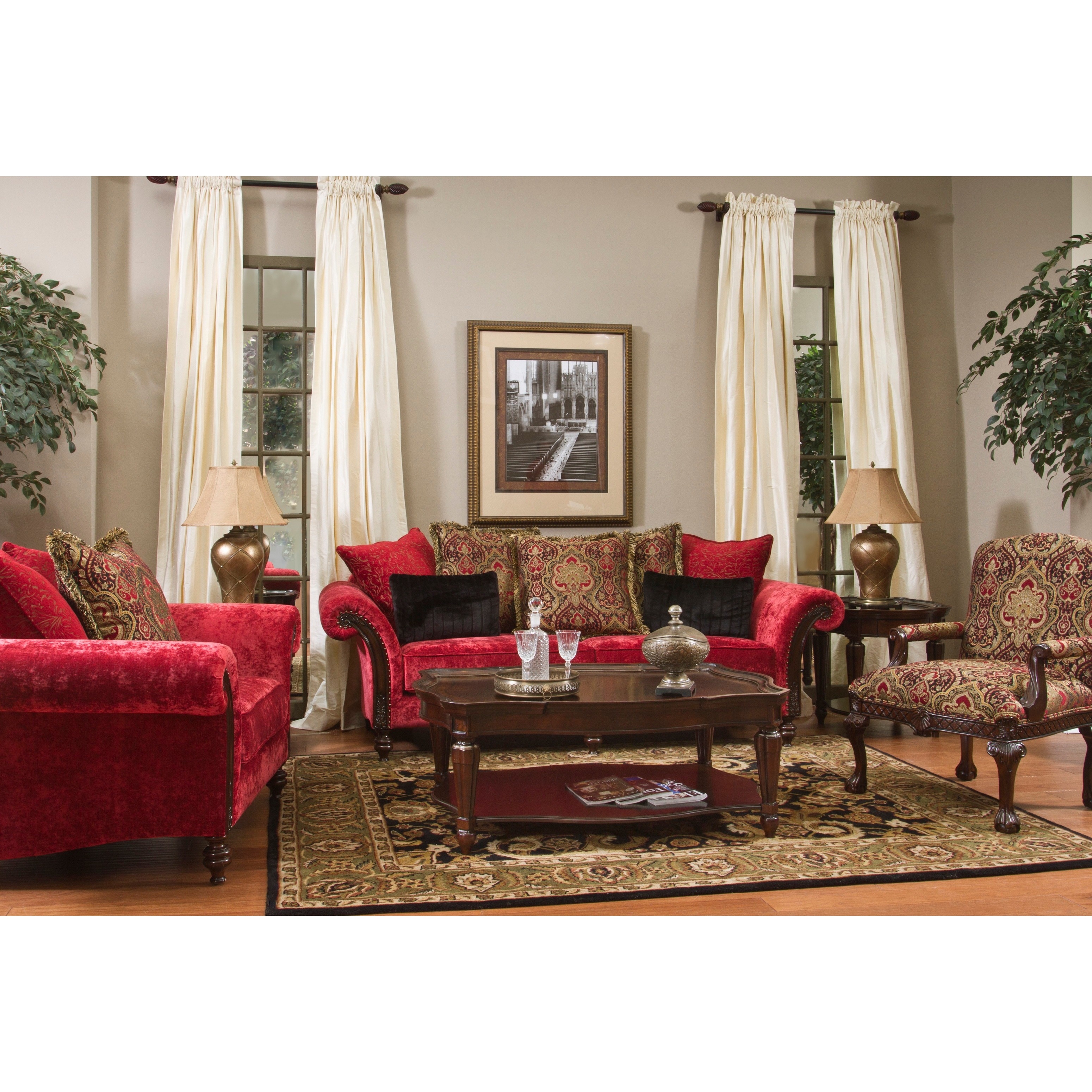 Coco Red Love Seat