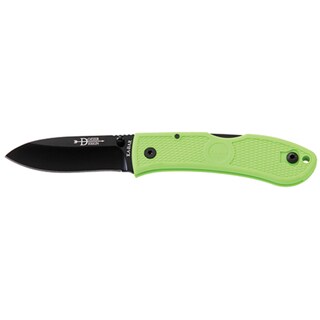 Ka-Bar Dozier Folding Hunter in Zombie Green