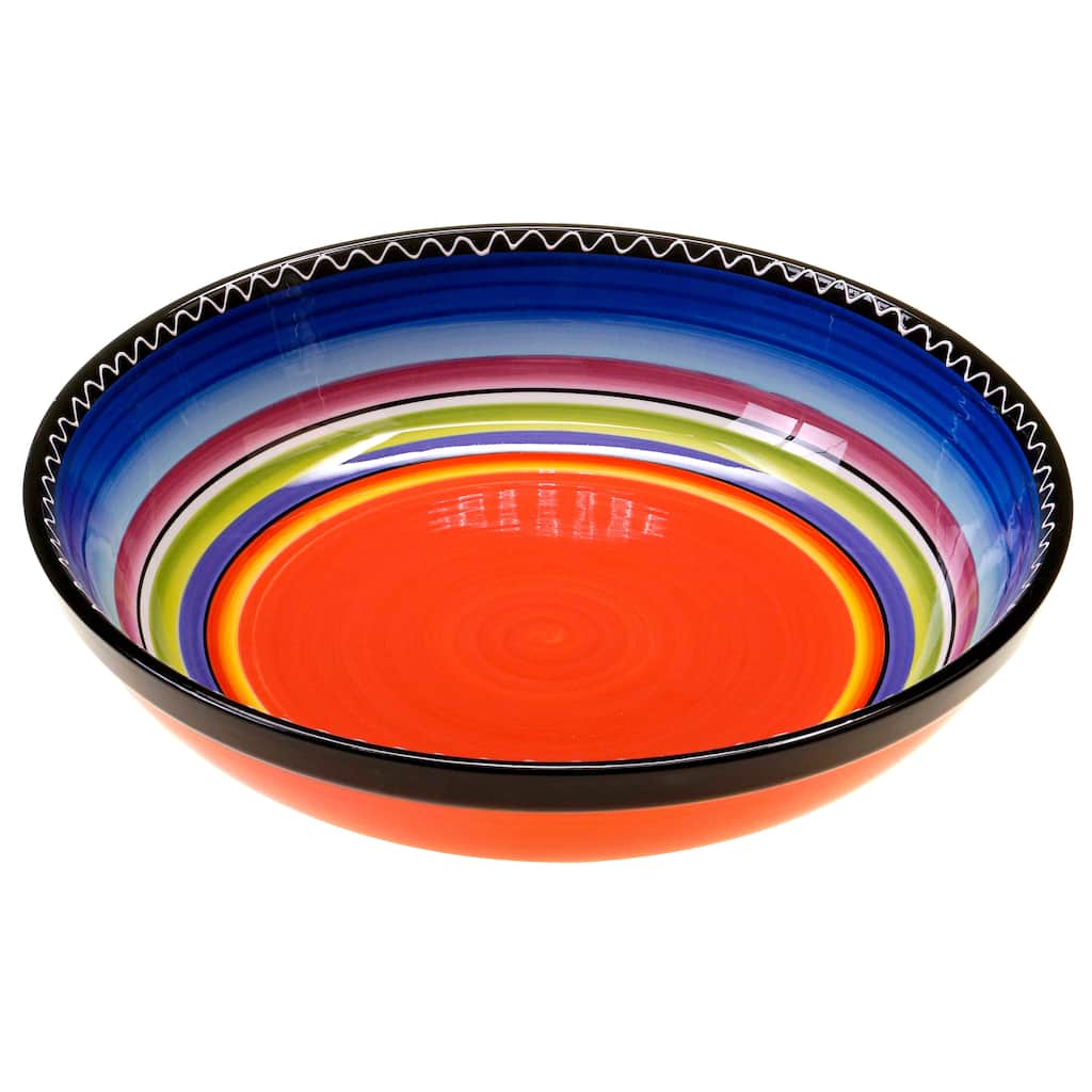 Certified International Tequila Sunrise 13-inch Ceramic Serving Bowl