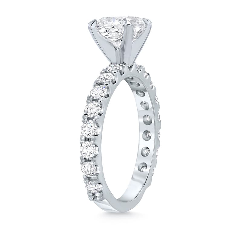 Auriya 14k Gold 2 1/2ctw Classic Round Diamond Engagement Ring