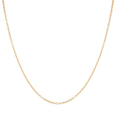 Fremada 14k Yellow Gold 2.1-mm Cable Chain Necklace