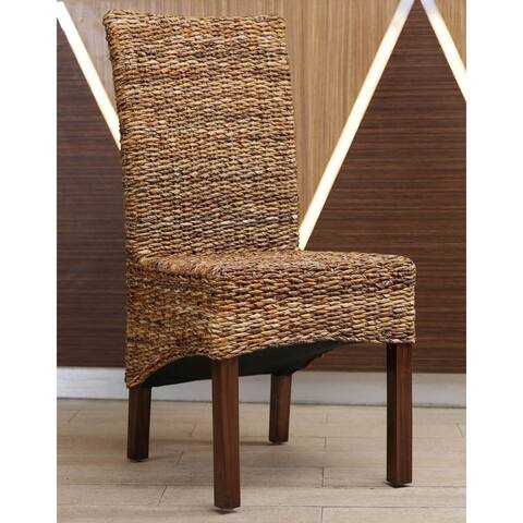 International Caravan Gaby Mahogany Dining Chair (Set of 2)