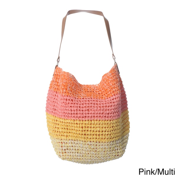 Magid Women's Colorblocked Crochet Hobo Bag MAGID Hobo Bags