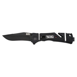 SOG Trident Elite - Black TiNi Folder - TF102-CP