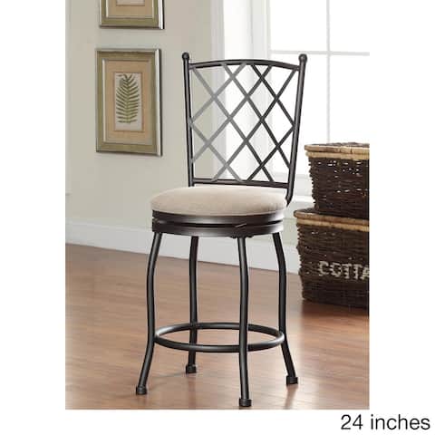 Tristan Swivel Bar Stool with Cushion
