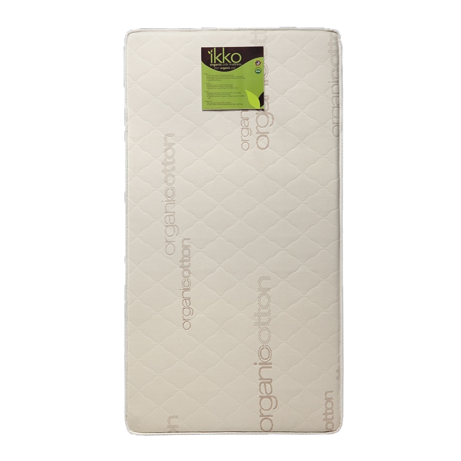 Ikko Organic 2 in 1 Coil Crib Mattress