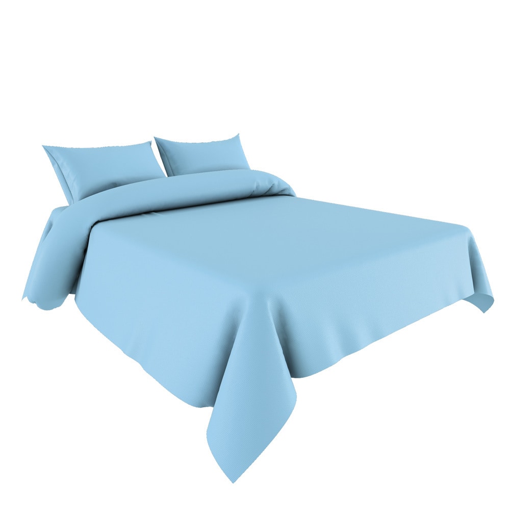 Cathay Home Inc. Ultra Soft 6 piece Sheet Set Blue Size Queen