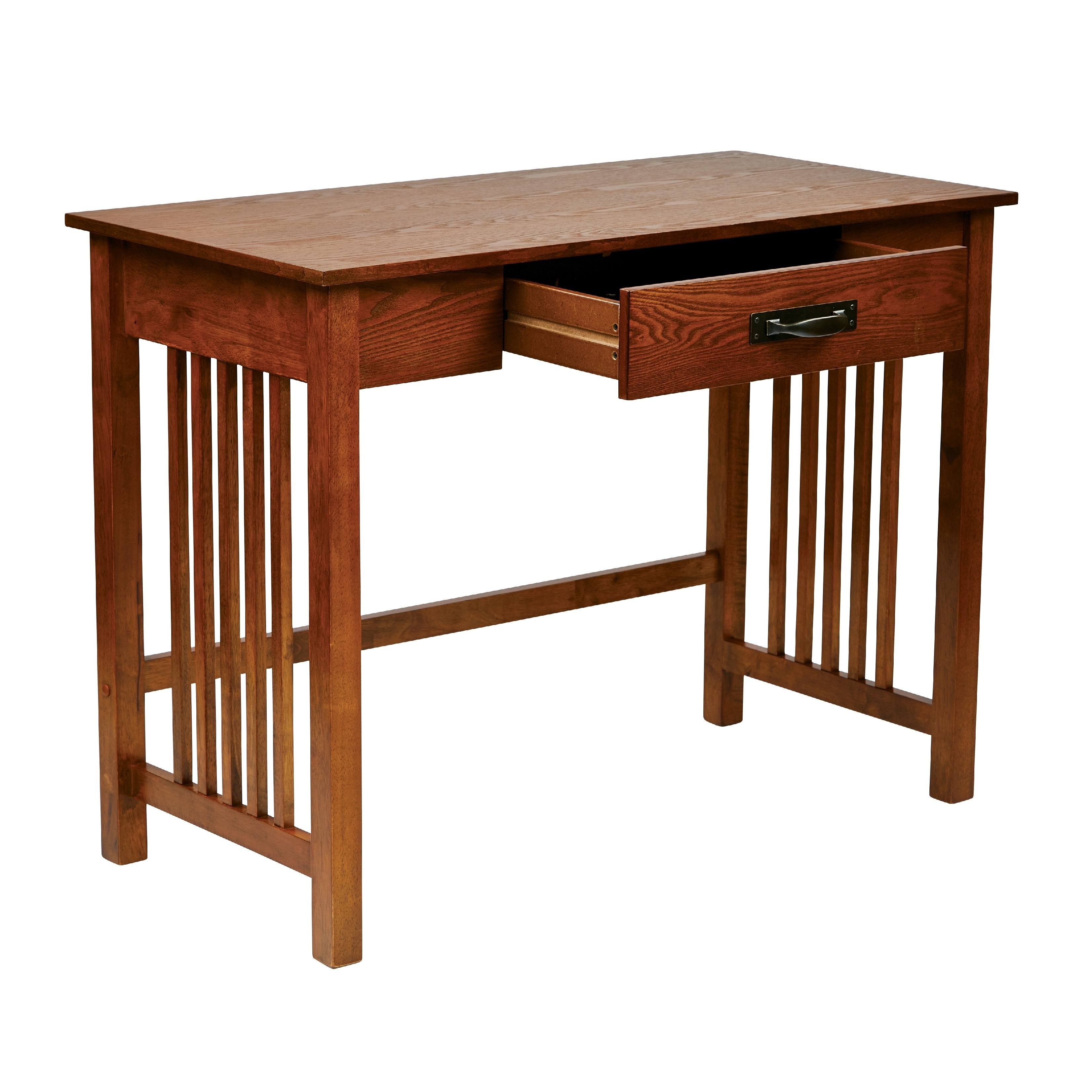 Shop Osp Home Furnishings Mission Desk In Ash Oak Finish With Pull