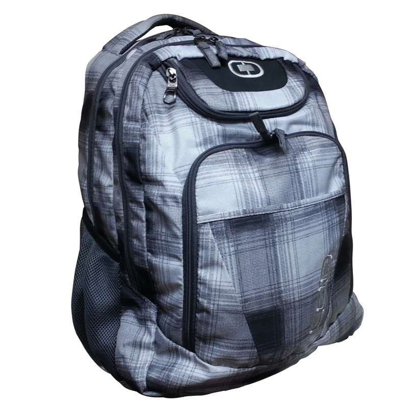 Ogio Grey Checker Ombre 17.3 inch Laptop Backpack