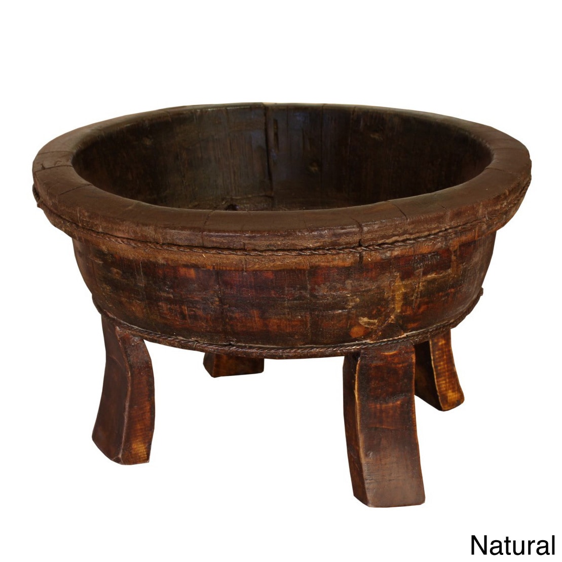 Vintage Round Four Legged Basin