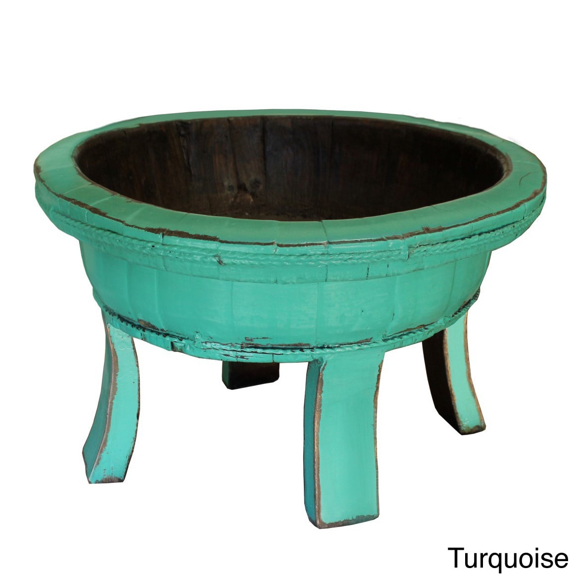 Vintage Round Four Legged Basin