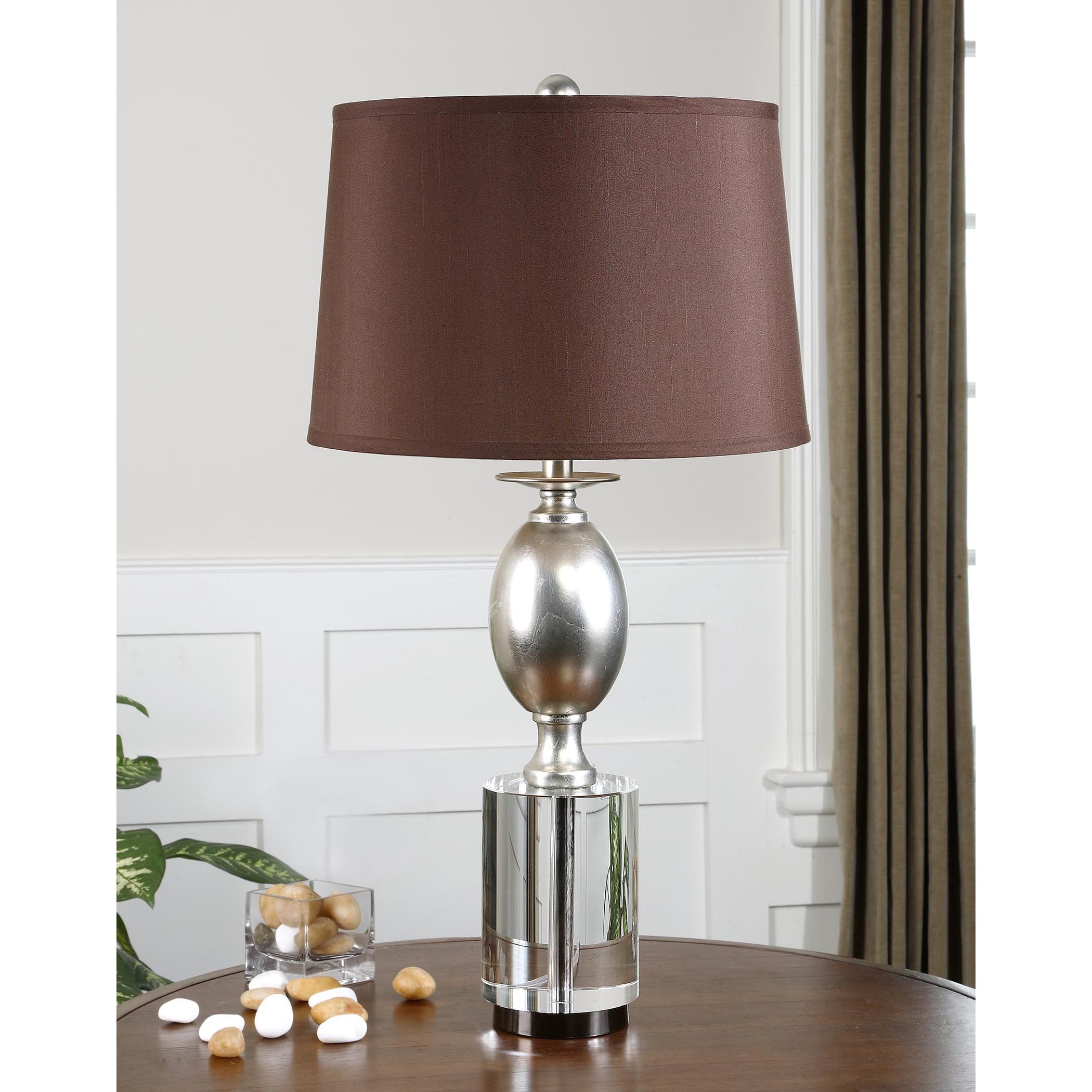 Almira Poly crystal Metal Table Lamp