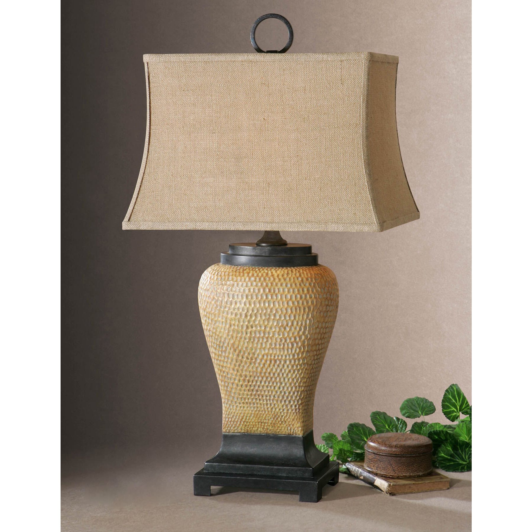 Melitta Ceramic Metal 33.5 inch High Table Lamp