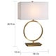 preview thumbnail 5 of 3, Uttermost Duara Metal Table Lamp