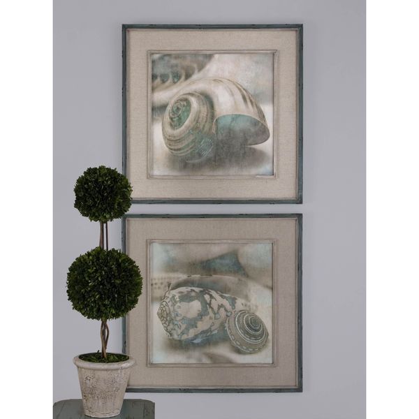 Uttermost John Seba 'Coastal Gems' 2-piece Framed Canvas 