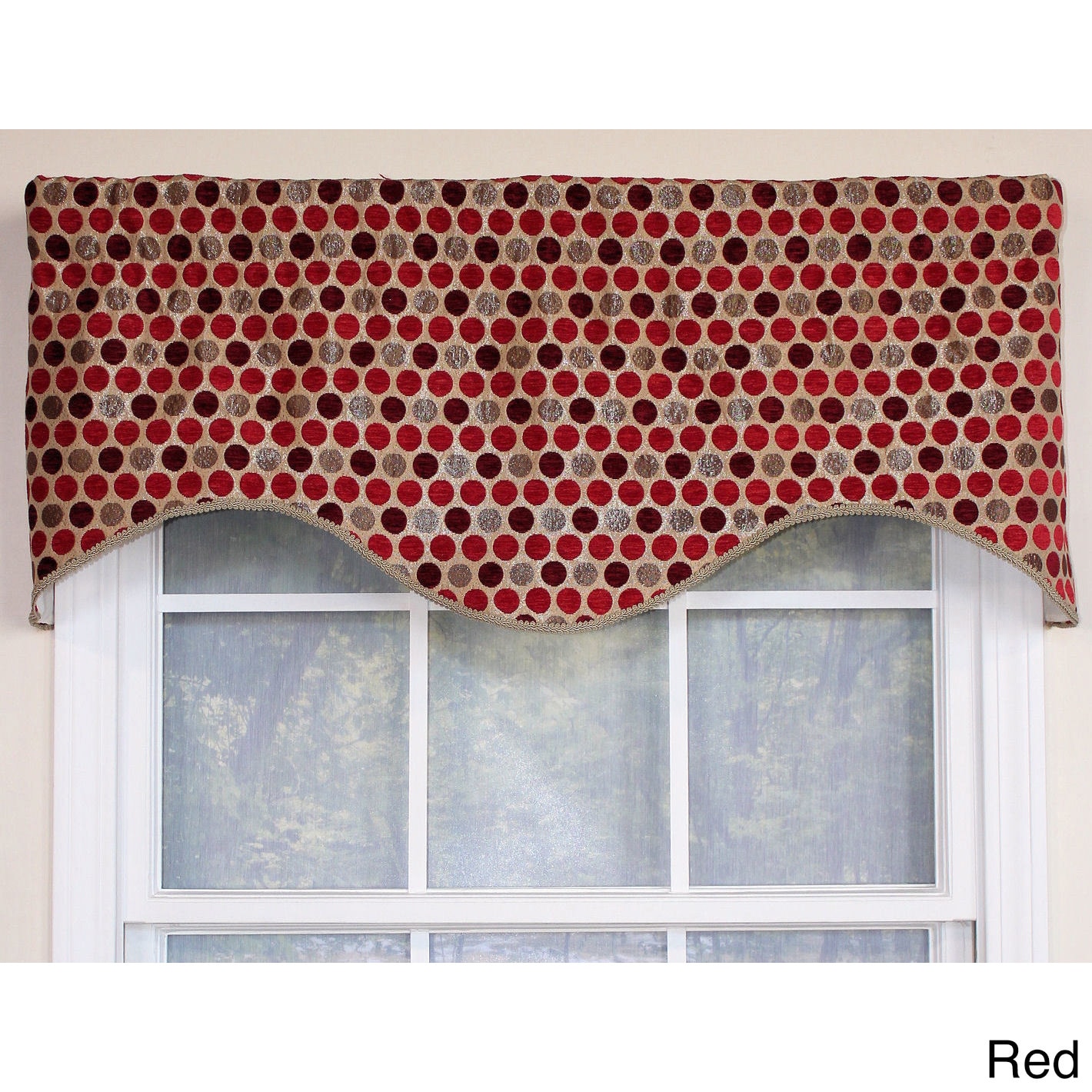 Orbs Cornice Window Valance