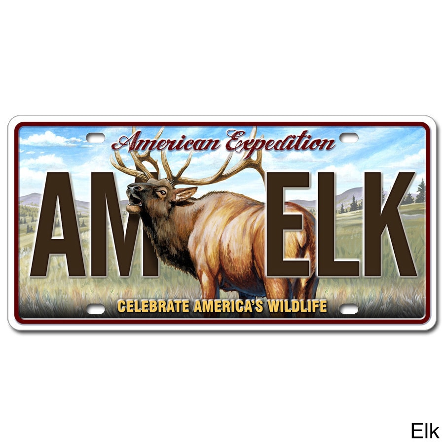 American Expedition License Plate