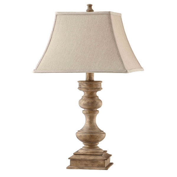 Liam Faux-Wood Table Lamp