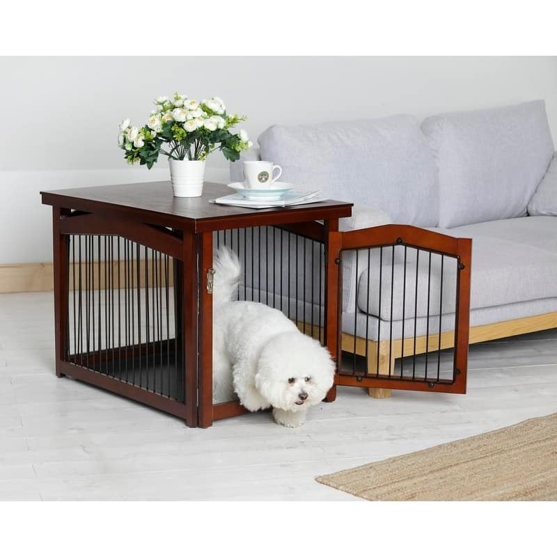 Merry Products 2-in-1 Configurable Pet Crate and Gate