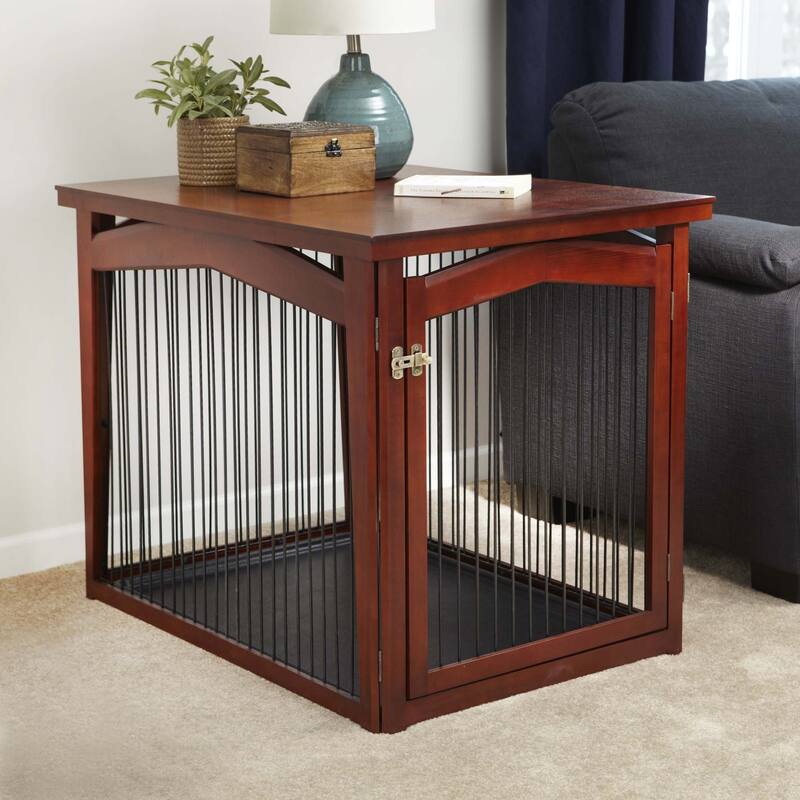 Merry Products 2-in-1 Configurable Pet Crate and Gate - Large