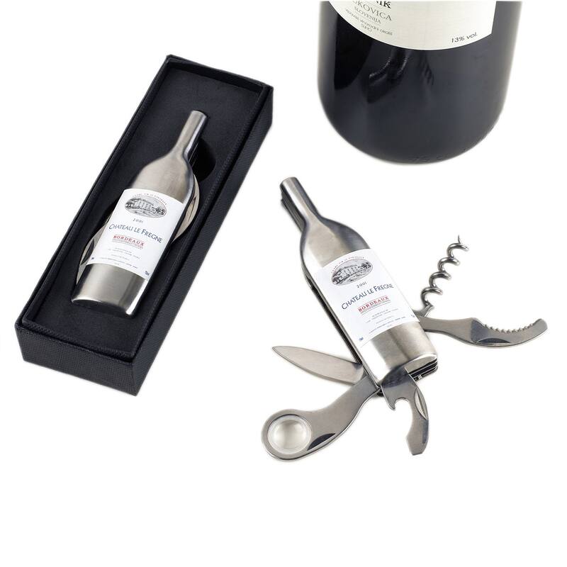 Wine Bottle Tool Kit - Red Vanilla Wine Bottle Tool Kit