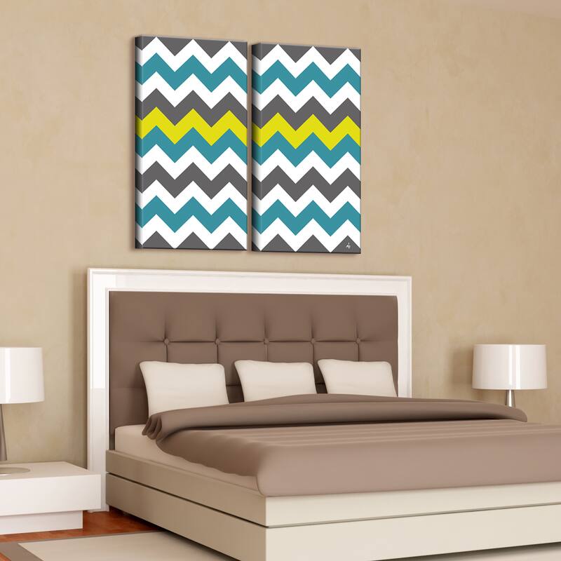 Ready2HangArt 'Geometric Study XI' Canvas Wall Art (2-piece)