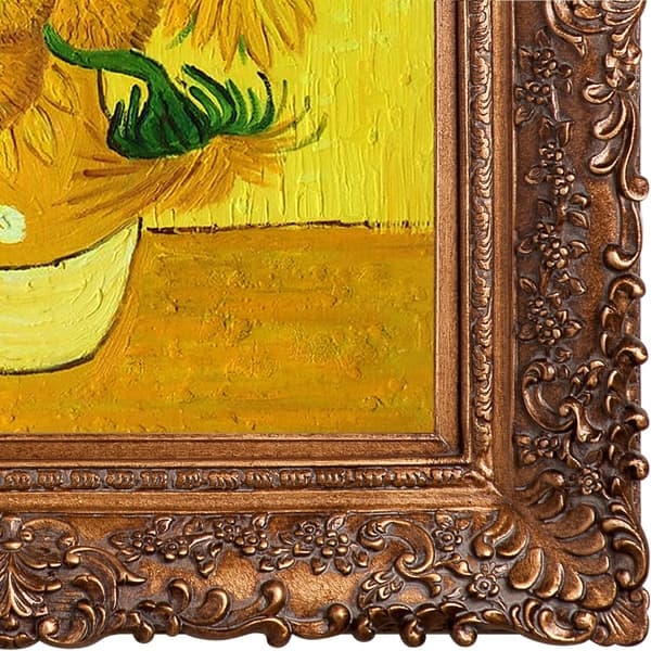 Shop Vincent Van Gogh Vase With Fifteen Sunflowers Hand Painted