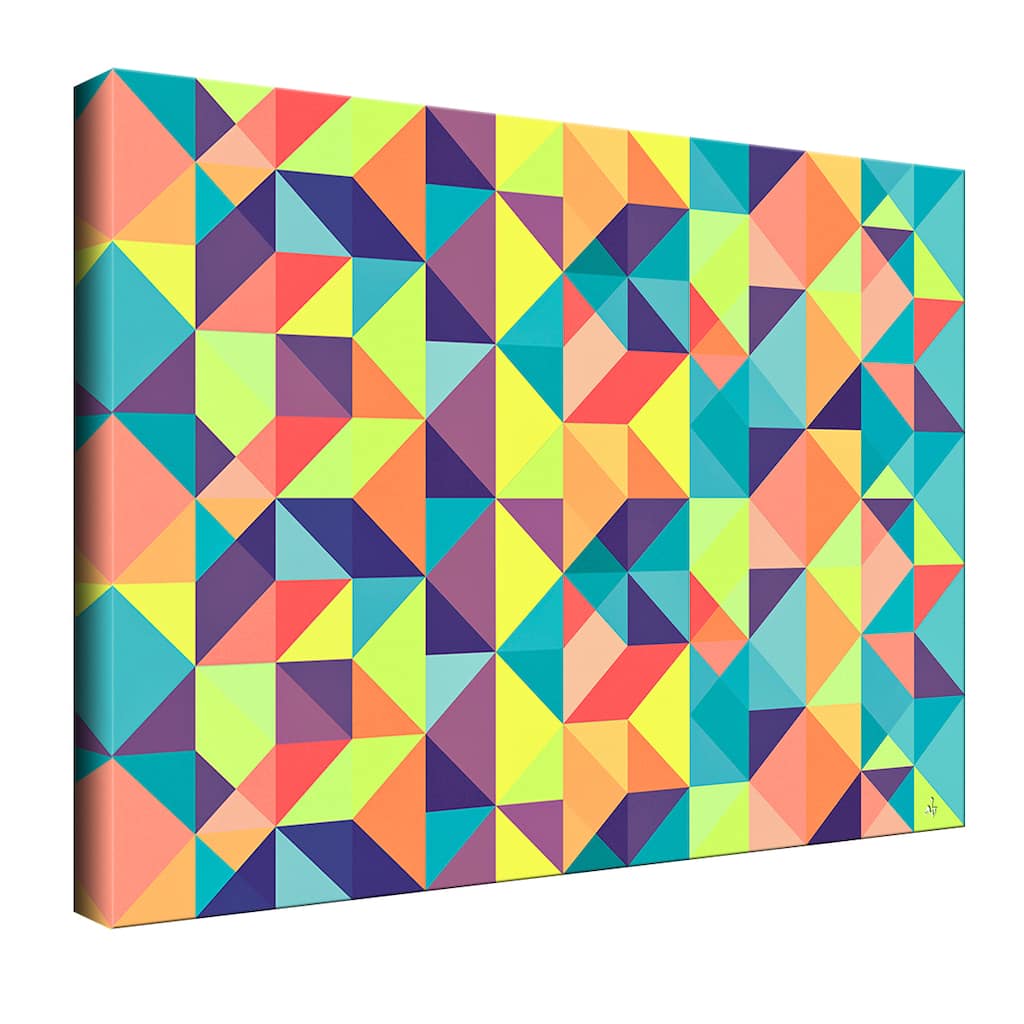 Ready2HangArt 'Geometric Study XXII' Canvas Wall Art