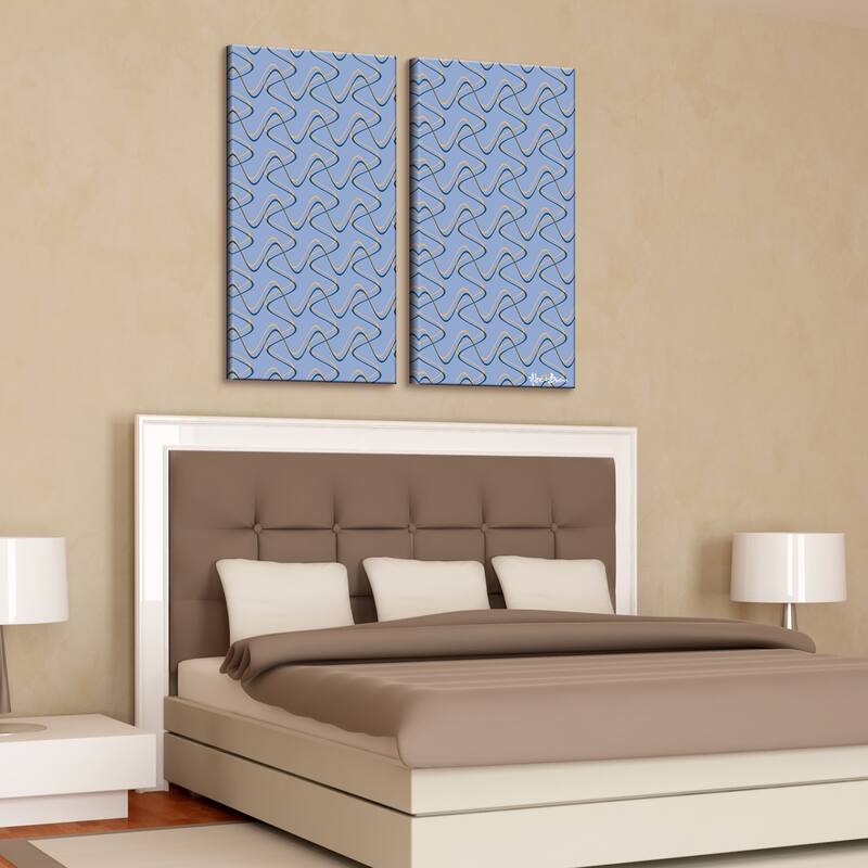 Ready2HangArt 'Geometric Study XVIII' Canvas Wall Art (2-piece)
