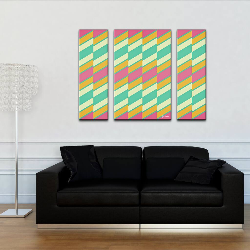 Ready2HangArt 'Geometric Study XVII' Canvas Wall Art (3-piece)